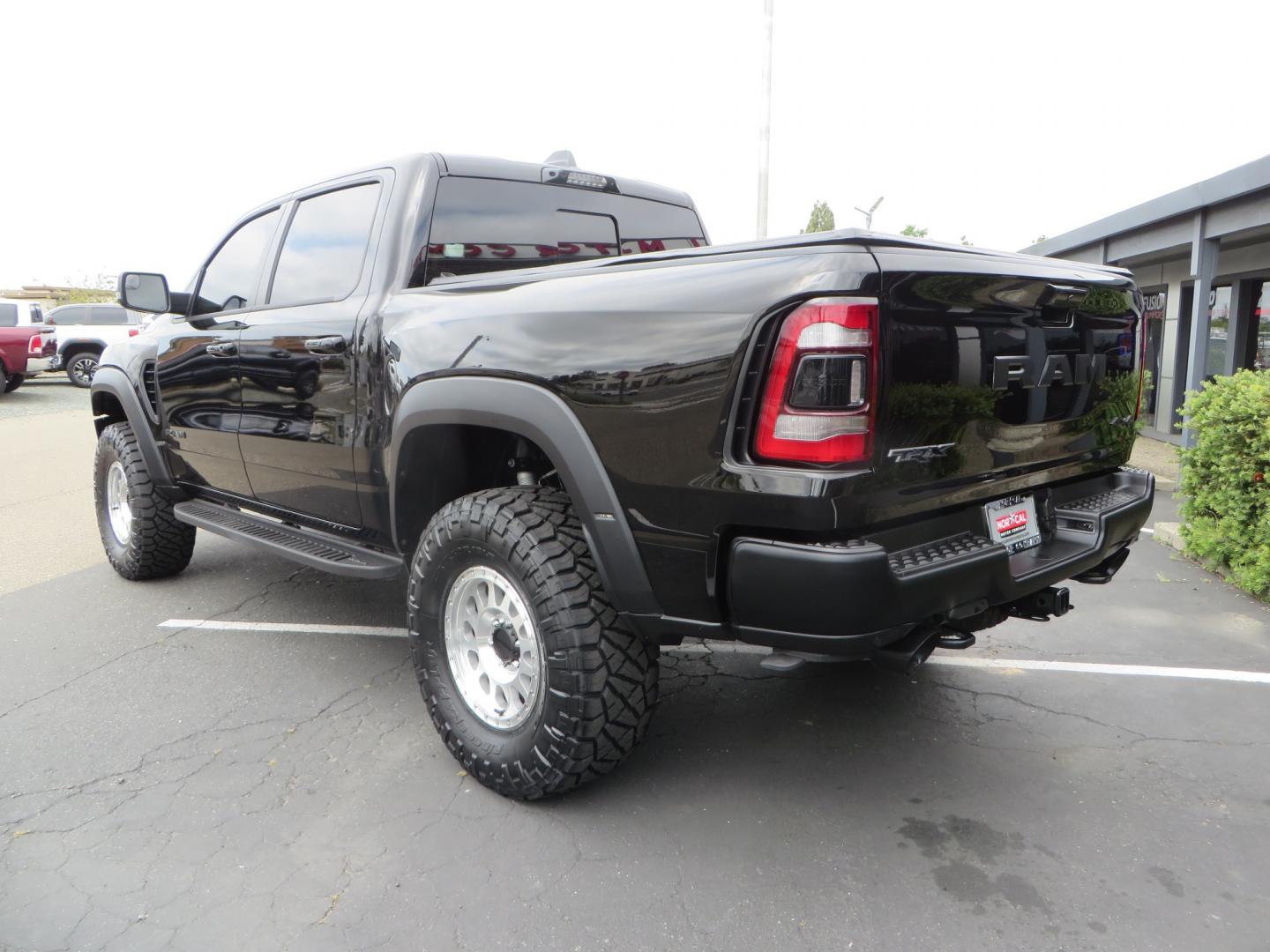 2023 BLACK /BLACK RAM 1500 Ram 1500 TRX (1C6SRFU92PN) with an 6.2L Supercharged HEMI V8 SRT engine, automatic transmission, located at 2630 Grass Valley Highway, Auburn, CA, 95603, (530) 508-5100, 38.937893, -121.095482 - TRX sitting on Eibach front and rear springs, 37" Nitto Ridge Grappler tires, 17" Method race wheels, and window tint. - Photo#6